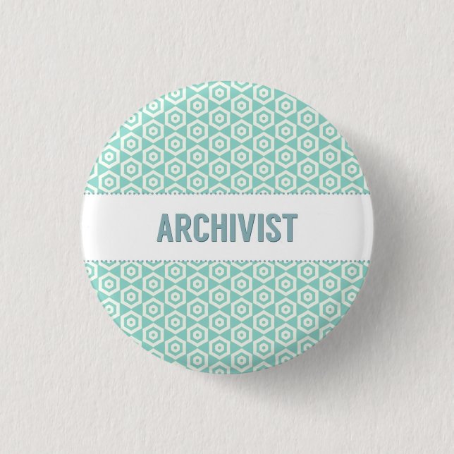Archivarknopf, auf Aqua Button (Vorderseite)