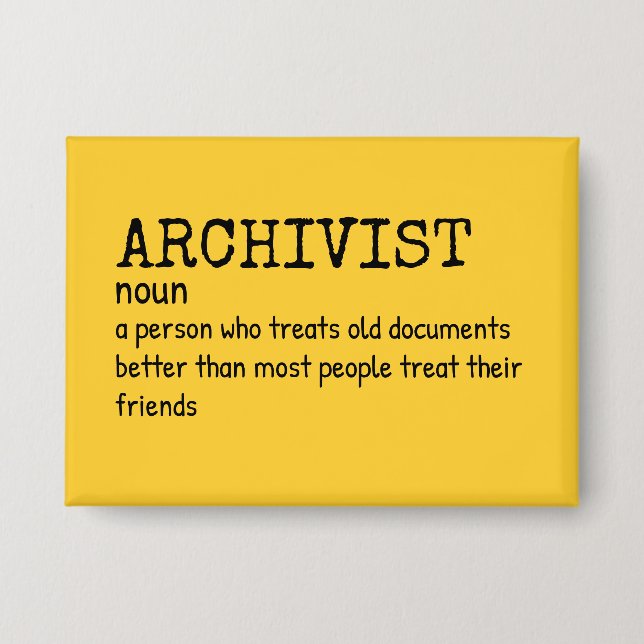 Archivdefinition - Funny Button (Vorderseite)