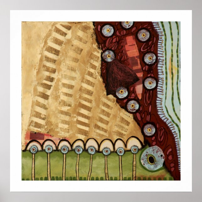 Archivdruck "Jumping All Around" Poster (Vorne)