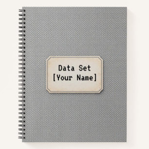 Archive Dot Matrix Datengetriebenes minimalistis Notizbuch