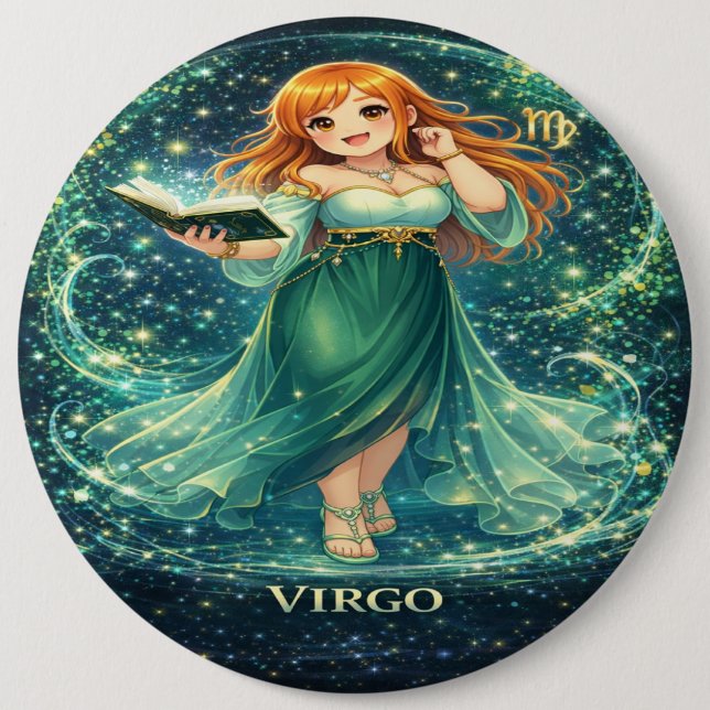 Archive Galaxy: Virgo Infinite Librarian Button (Vorderseite)