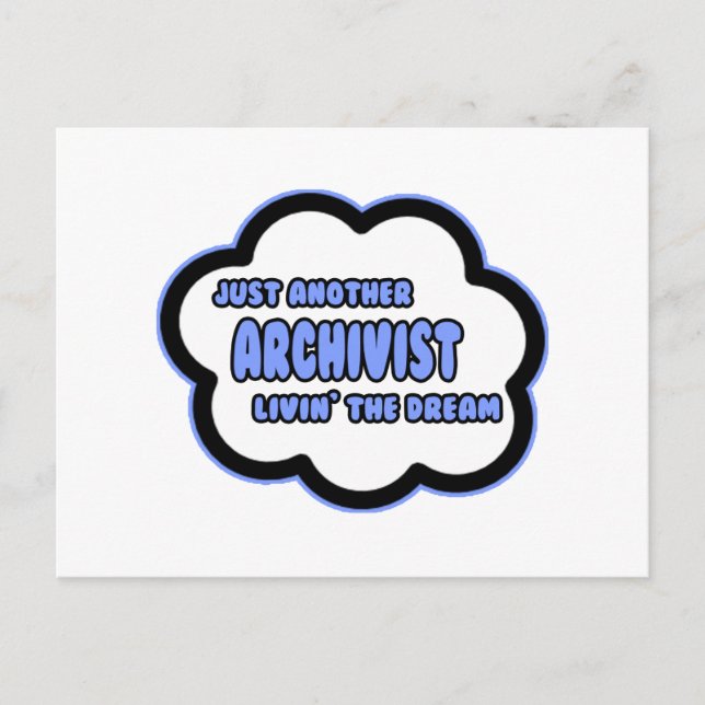 Archivist .. Der Traum von Livin Postkarte (Vorderseite)