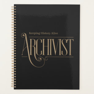 Archivist - Personalisiertes Zitat Planer