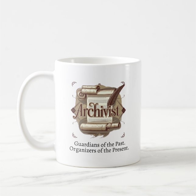 Archivist - Wächter der Vergangenheit Kaffeetasse (Links)