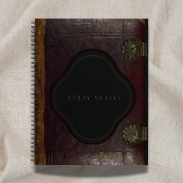 Archivist's Vault: Stray Verses Leather Journal Notizbuch