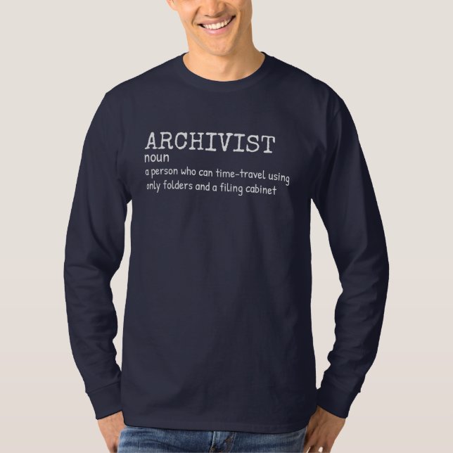 Archivleben - Funny Definition Shirt (Vorderseite)