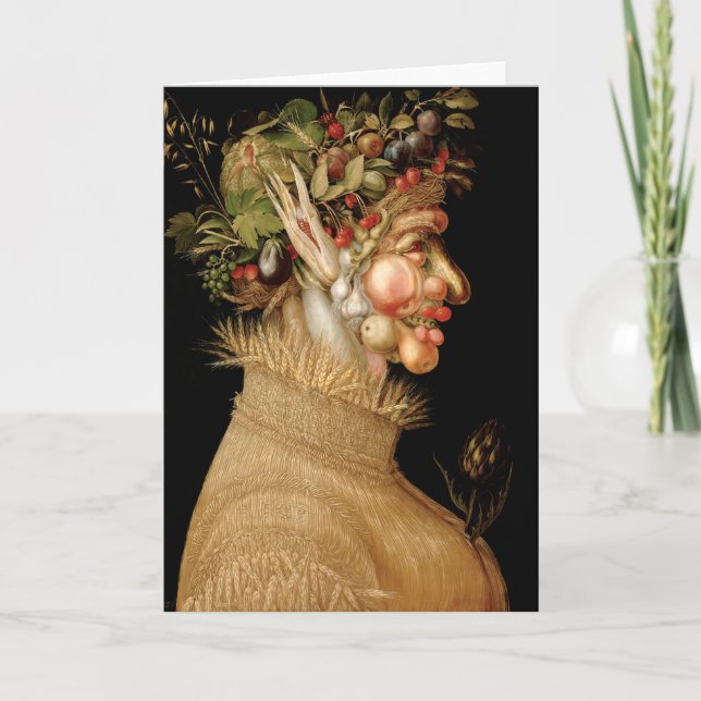 Arcimboldo Sommer-Gruß-Karte Karte (Vorderseite)