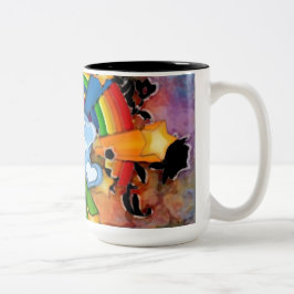 Arcoiris corzon zweifarbige tasse