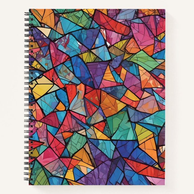 Arcoíris Fragmentado Notizbuch (Vorderseite)