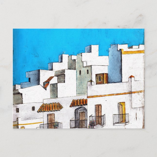 Arcos de la Frontera Spanien Postkarte (Vorderseite)