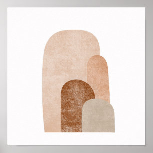 Arcs Simple Boho Drawings Boho Chic Ästhetik Bohe Poster