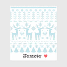 Arctic Blue Folk Art Winter Thema