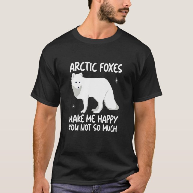 Arctic Fox Artic Animals Cute Artic Fox Pajamas  1 T-Shirt (Vorderseite)