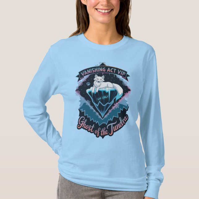 Arctic Fox Ghost der Tundra VIP Design T-Shirt (Vorderseite)