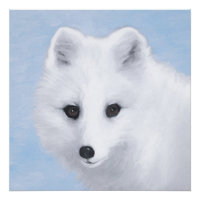 Arctic Fox Painting - Original Wildlife Art