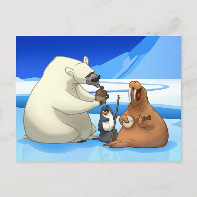 Arctic Jug Band Postkarte (Vorderseite)