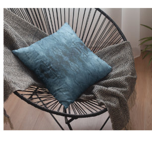 Arctic Luxe Psychedelische Eis-Kristalle Kissen