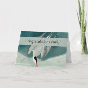 Arctic Tern Audubon Bird Wildlife Painting Karte