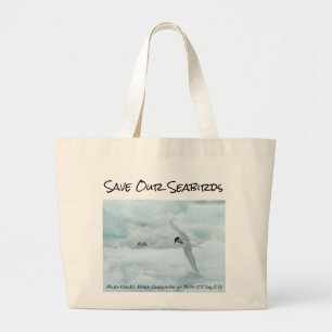 Arctic Tern Rettete unsere Seevögel-Tasche von Ros Jumbo Stoffbeutel
