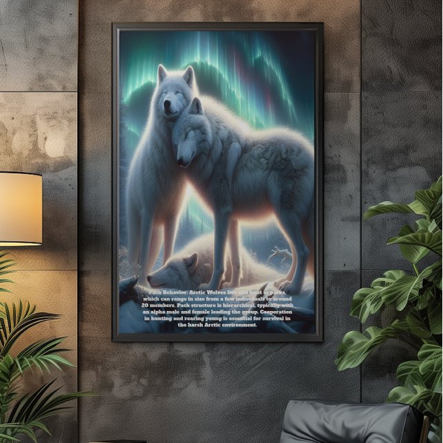 Arctic White Wolves Guardians Poster (Von Creator hochgeladen)