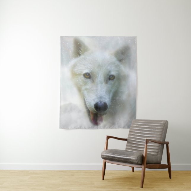ARCTIC WOLF SNOW PIERCER WANDTEPPICH (Beispiel)