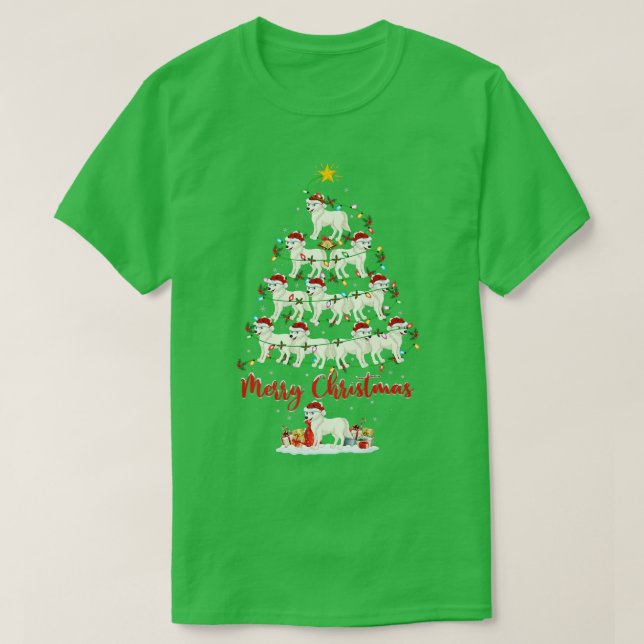 ArcticWolf Lover Matching Santa ArcticWolf Christm T-Shirt (Design vorne)