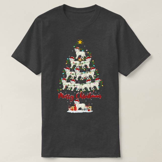 ArcticWolf Lover Matching Santa ArcticWolf Christm T-Shirt (Design vorne)