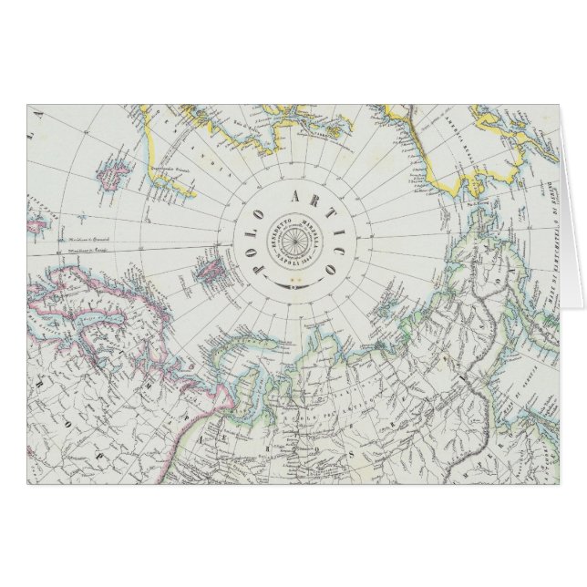 Arctique, hémisphère Nord (Devant horizontal)