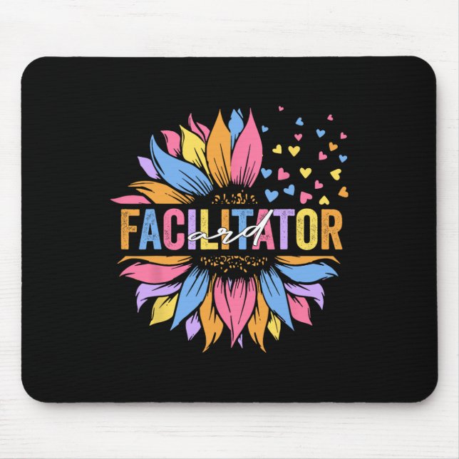 Ard Facilitator Bildung Sonnenblumen Mousepad (Vorne)