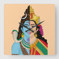 Ardhanarishwara Wanduhr