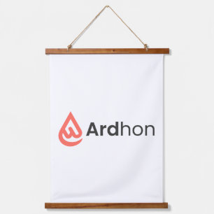 Ardhon Marken-Merch - trag deinen Stil, deine Art Wandteppich Mit Holzrahmen