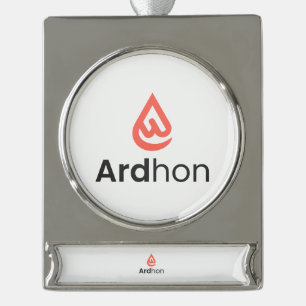 Ardhon - trag deinen Stil, deinen Weg Banner-Ornament Silber