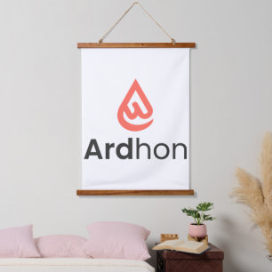 Ardhon - trag deinen Stil, deinen Weg Wandteppich Mit Holzrahmen