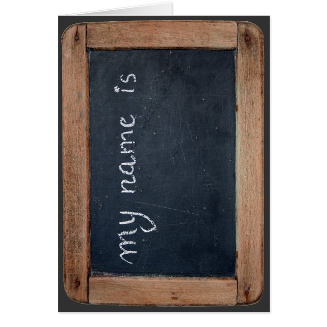 Ardoise 02 Première leçon d'anglais (Devant)