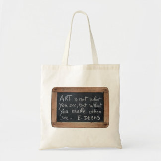 Ardoise 03 Citations d'artiste Degas Sac fourre-to