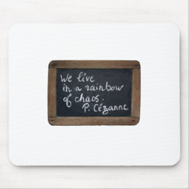 Ardoise 08 Cezannes Zitat White Mousepad