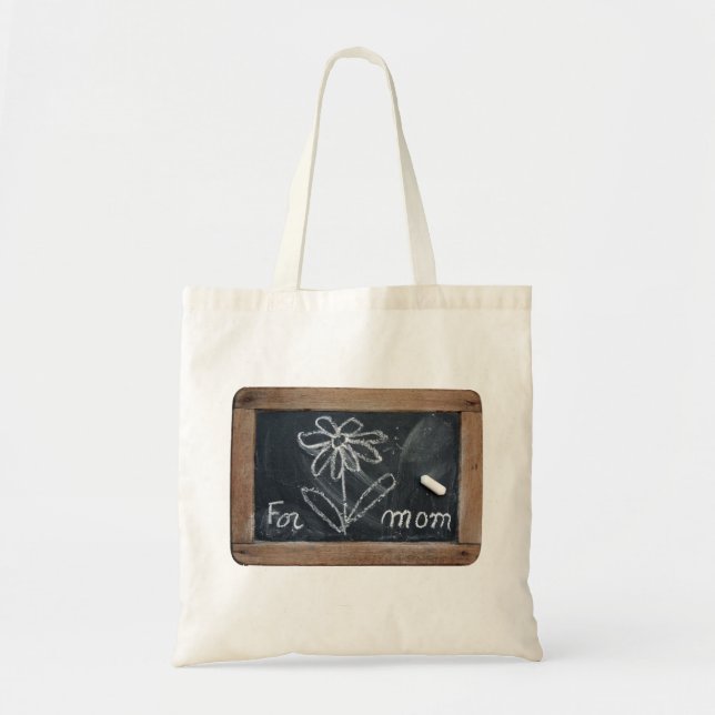Ardoise 10 Blume für Mama Tote Beutel Tragetasche (Vorne)