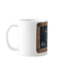 Ardoise 10 Blume für Mama Weiße Tasse