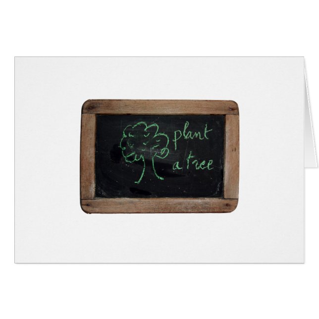 Ardoise #12 - Pflanze eines Baumes (Vorderseite (Horizontal))