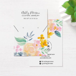 Ardoise florale bijoux d'oreille