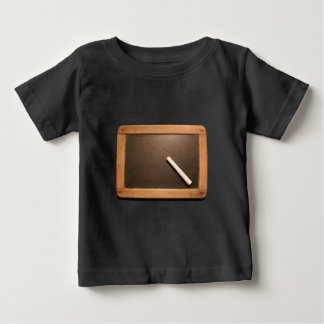 Ardoise Vintag School Slate with Chalk Baby B T Baby T-shirt
