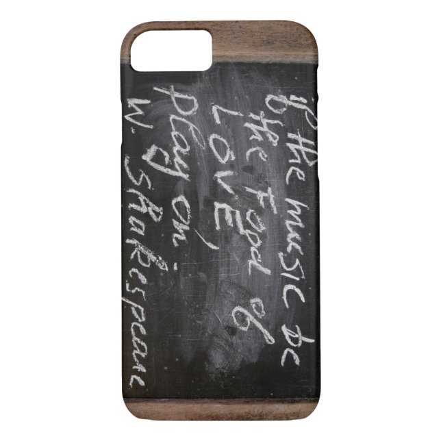 Ardoise W Shakespeare, coque iphone de la citation (Dos)