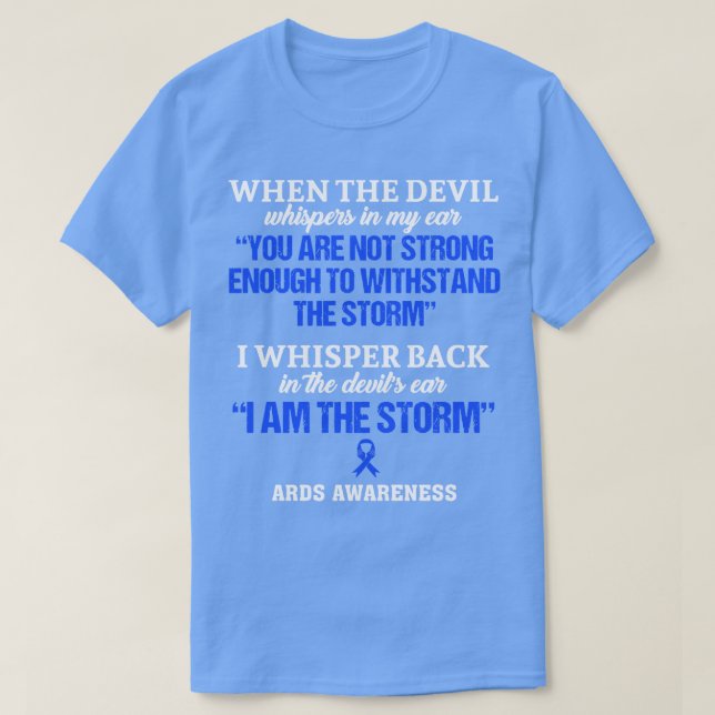 ARDS Awareness, dass ich der Sturm in dieser Famil T-Shirt (Design vorne)