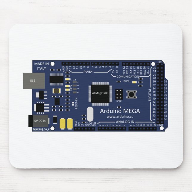 Arduino Mega- Mousepad (Vorne)