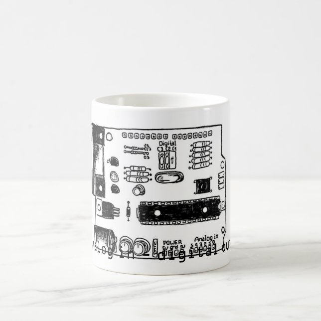 Arduino mit meinem Kaffee Kaffeetasse (Mittel)