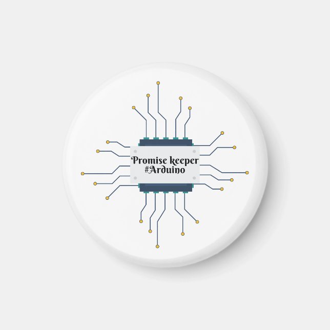 Arduino Versprechen Magnet (Vorne)