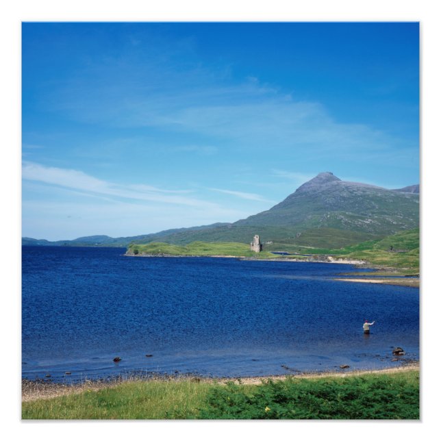 Ardvreck Castle Scotland Fotodruck (Vorne)