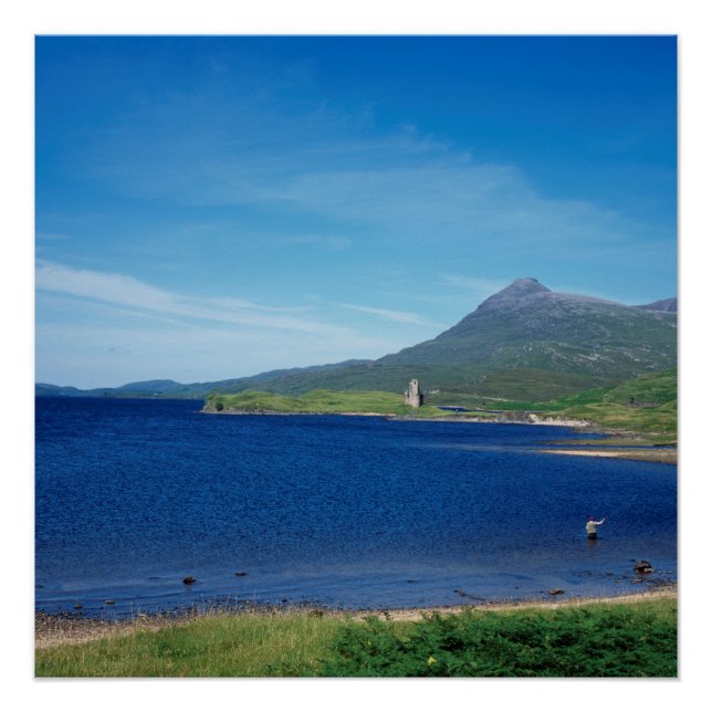 Ardvreck Castle Scotland Poster (Vorderseite)