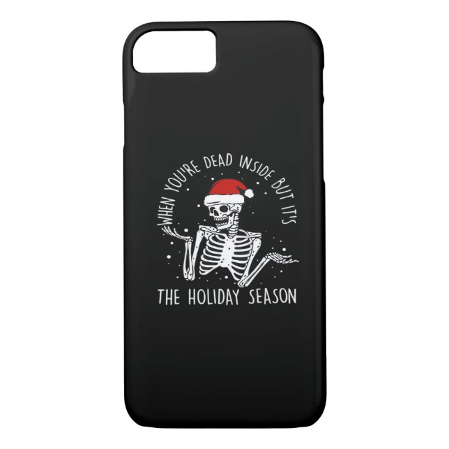 Are Holiday Season Skeleton Case-Mate iPhone Hülle (Rückseite)
