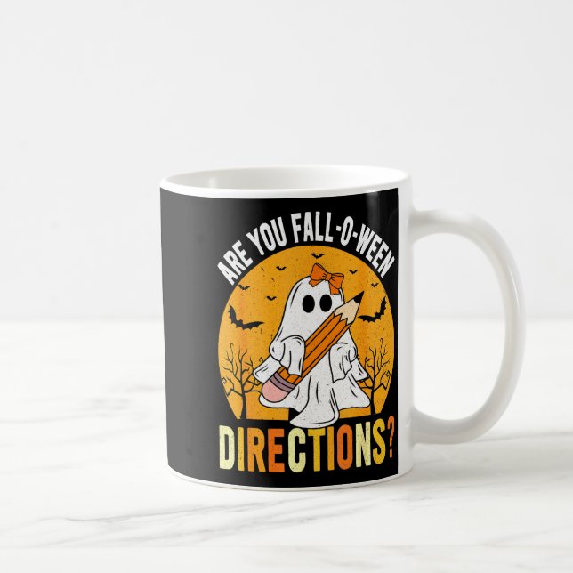 Are You Fall-o-ween Direction Funny Sarcastic Quot Kaffeetasse (Rechts)